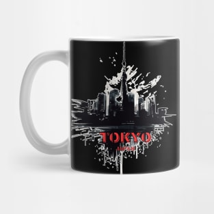 Abstract Tokyo Japan cityscape Mug